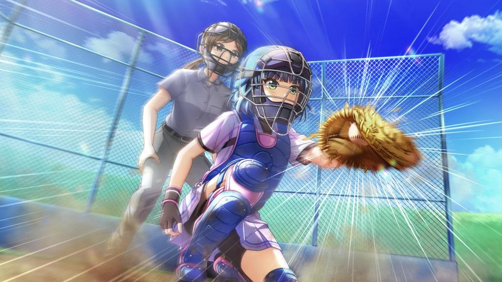 ミットに響く剛球（鈴木和香）