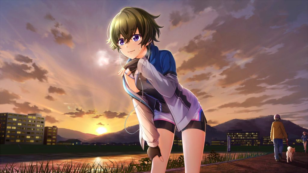 夕陽色に光る汗（竹富亜矢）